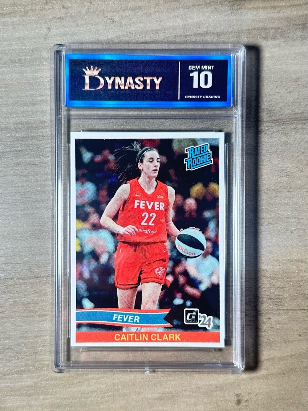 Caitlin Clark Rated Rookie 2024/25 Panini #RRR-1 Gem Mint 10 Novelty Card.